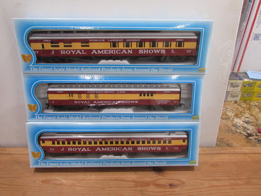 HO Scale IHC (3) Passenger Cars Royar American Show LOT#3598