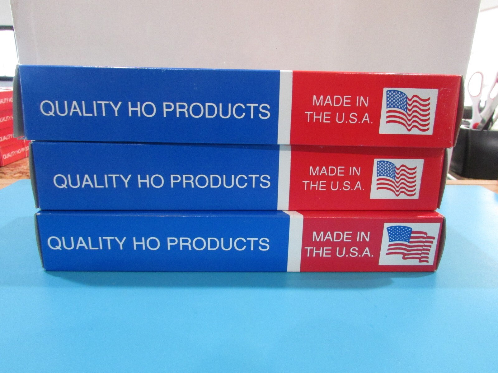 HO Scale E&C Shop(3) 50' PS-1 Single Door Boxcar New Haven Lot#1321