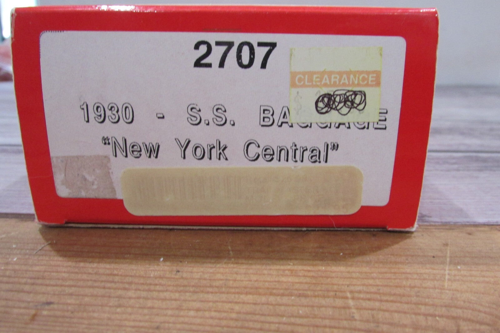 HO Scale Rivarossi 2707 1930 S.S Baggage Passenger Car  New Yor Central Lot#3046