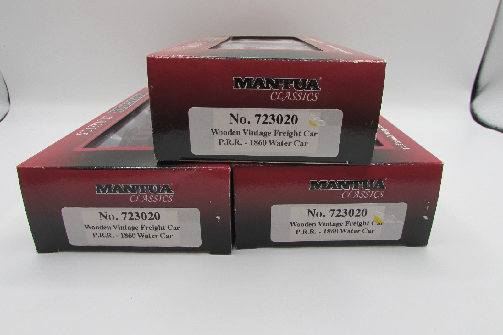 HO Scale Mantua 723020 (3) P.R.R. 1960 Water Car Lot#4796