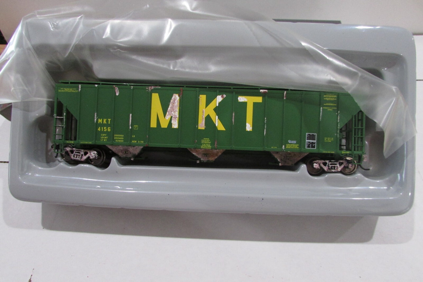 HO Scale Walthers  920-106138 58' Evans 4780 Cu ft 3Bay Covered Hopper Wal4877
