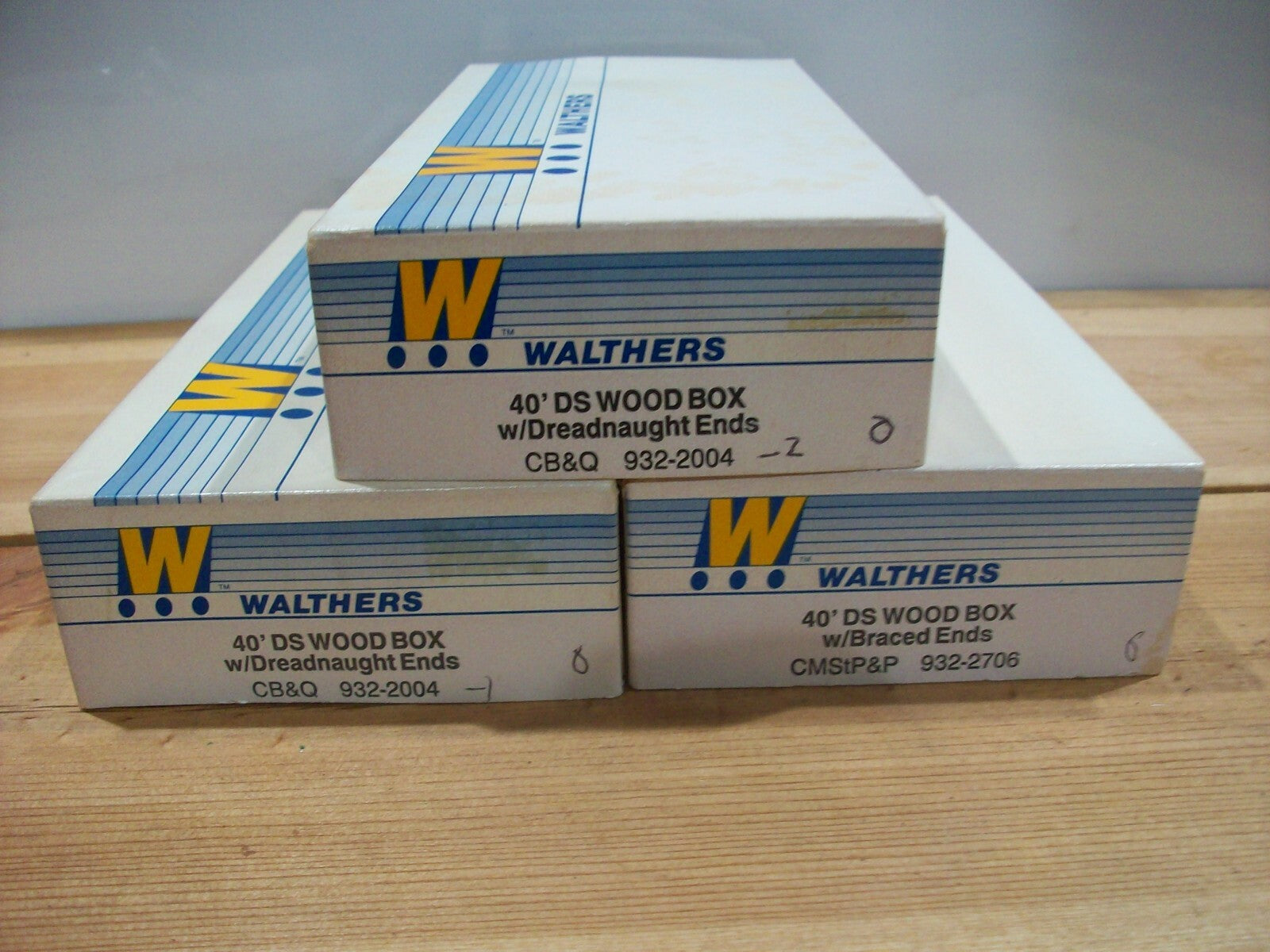 HO Scale Walthers (3) Assorted Freight Cars NEW KITS Lot#4071