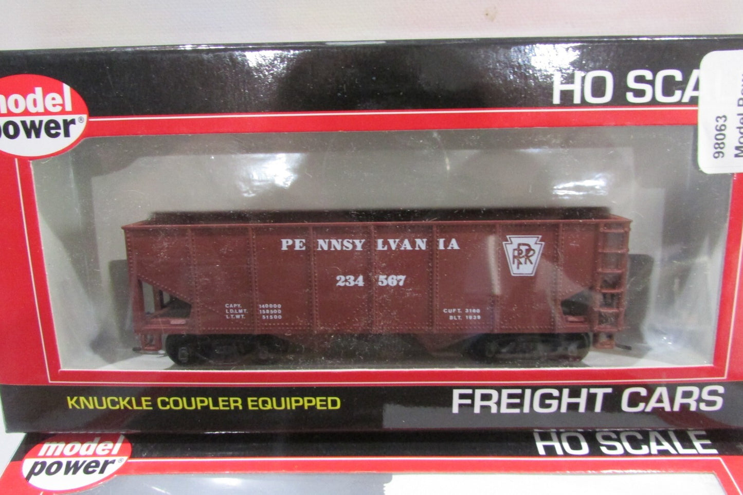 HO Scale Model Power (3) Assorted Freight Cars Pennsylvania LOT#2933