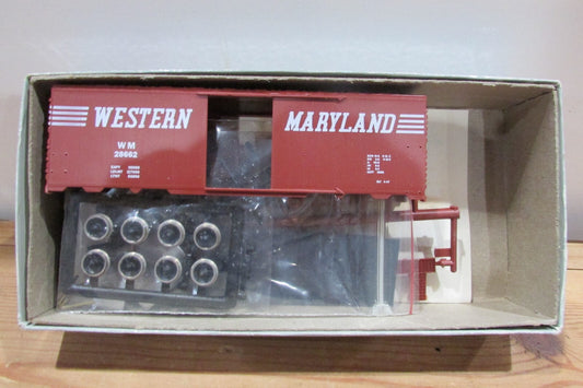 HO Scale C&BT SHOPS 1944 AAAR 40' Box Car Kit West Maryland Lot#3962