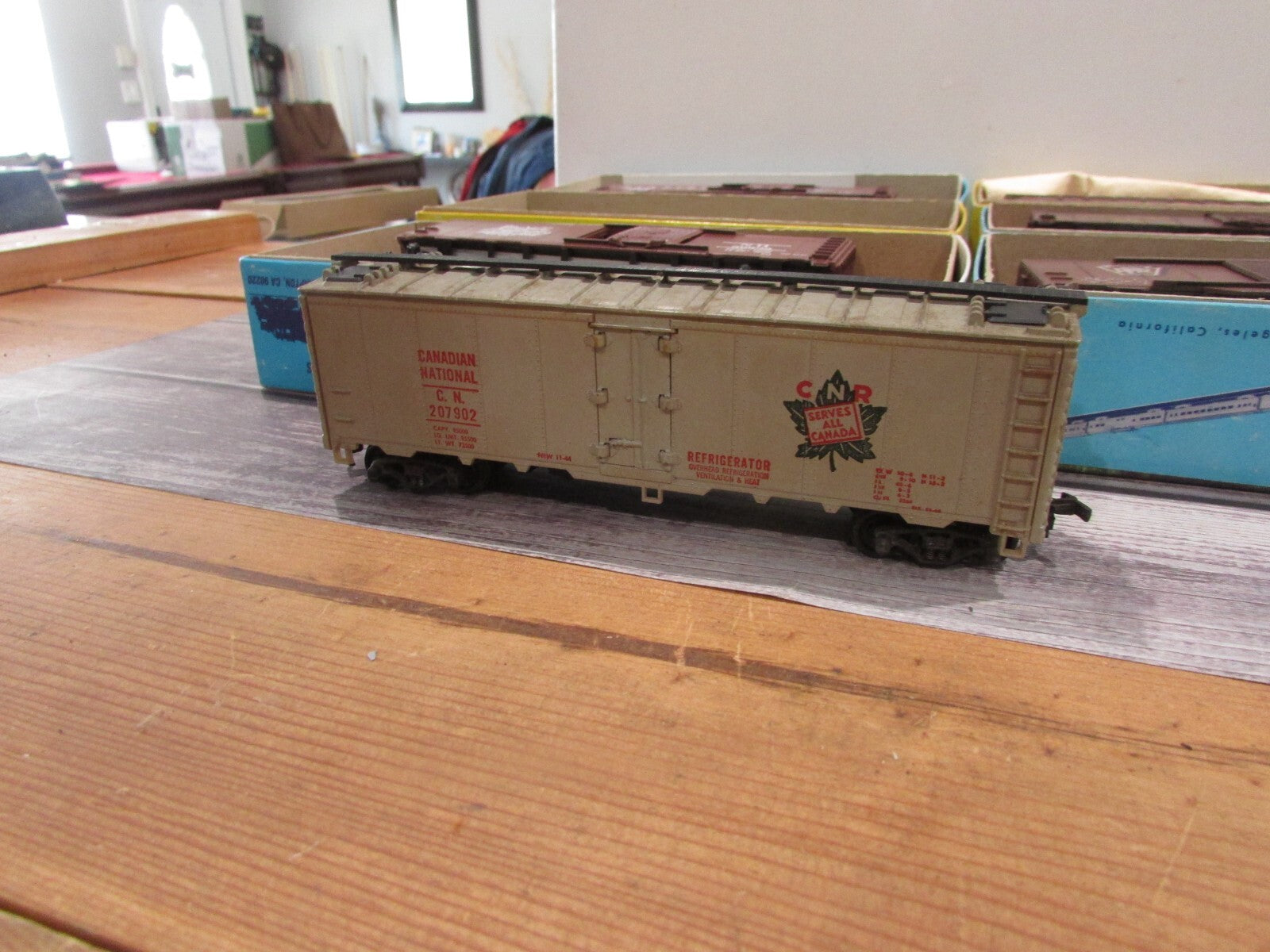 HO Scale Athearn (6) Assorted Freight Cars Lot#3231