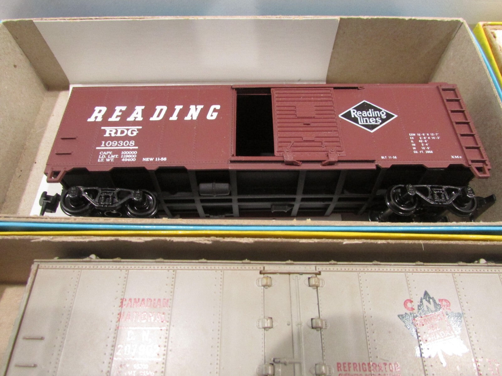 HO Scale Athearn (6) Assorted Freight Cars Lot#3231