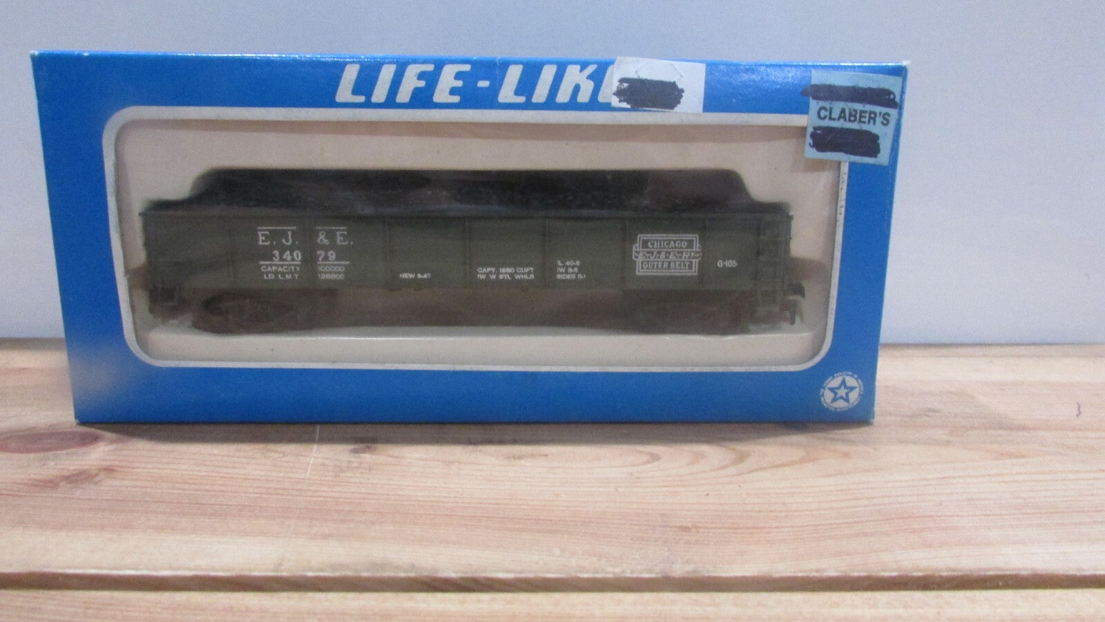 HO Scale Life-Like E.J & E. Gondola Car #34079 Lot#0303
