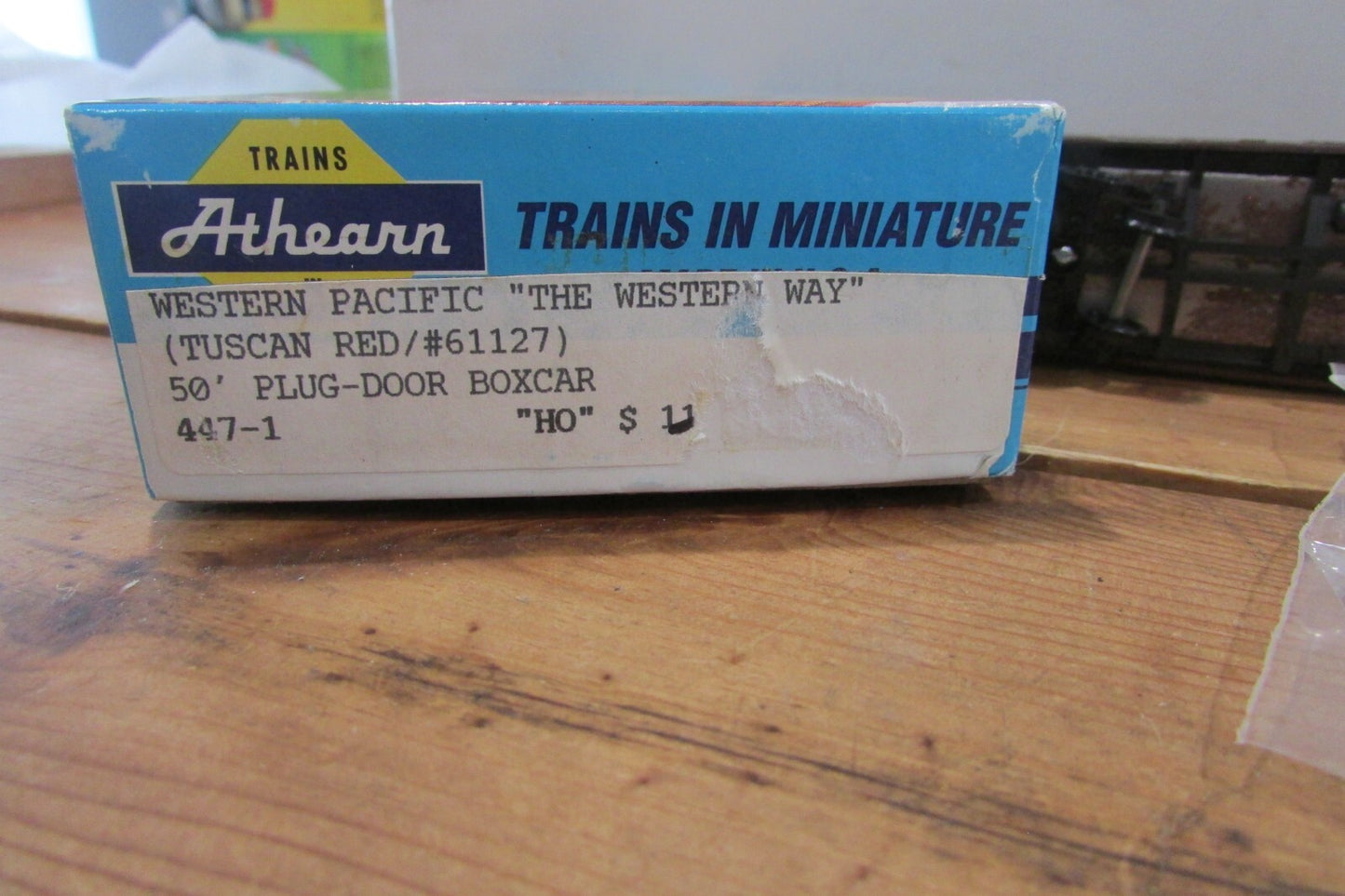 HO Scale Athearn 50' Reefer Car Western Pacific Lot#3798