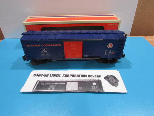 O Scale Lionel 6-2900 1997 Lionel Rairoader Club 6464 Box Car Lot#0749