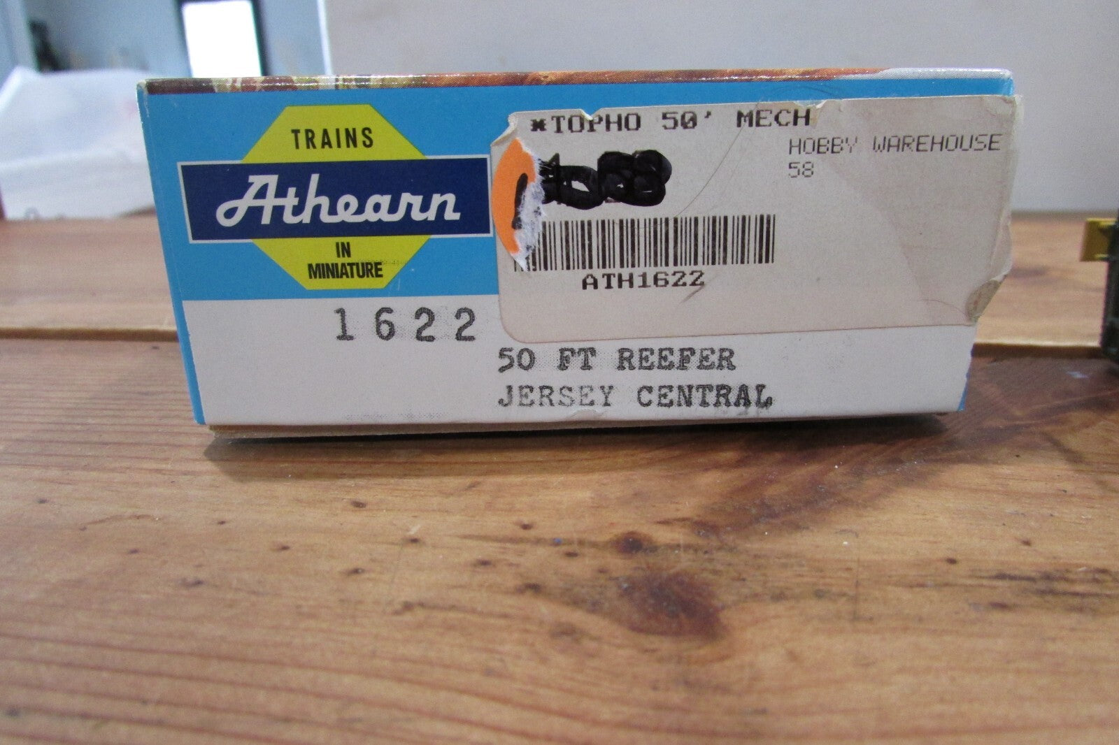 HO Scale Athearn 50' Reefer Car Jersey Central Lines Lot#3807