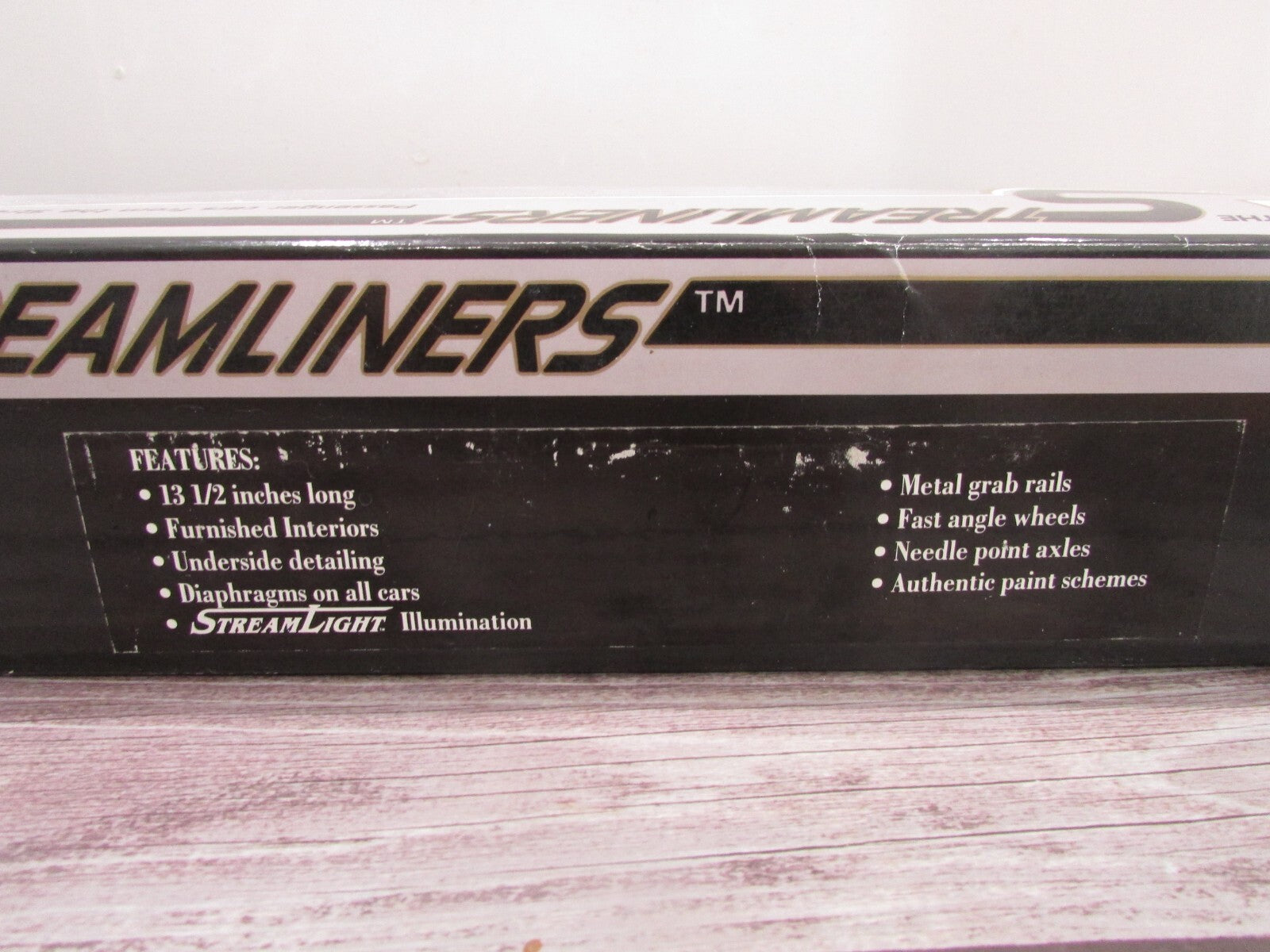 O Gauge K-Line Golden State(Pennsylvania) Streamliner Passenger Car Lot#3065