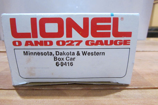 O Scale  Lionel 6-9416 Minnesota,Dakota & Western Box Car