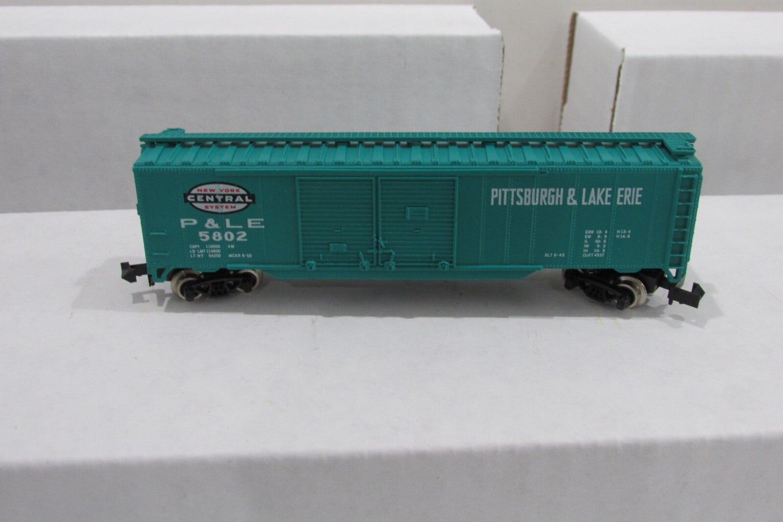 N Scale Atlas 3610 50'DBL Door Box NYC Pittsburgh & Lake Erie #5802