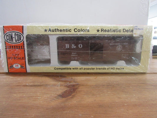 HO Scale Con-Cor 3pack set PS1 Boxcar Kits Baltimore & Ohio Lot# 3594