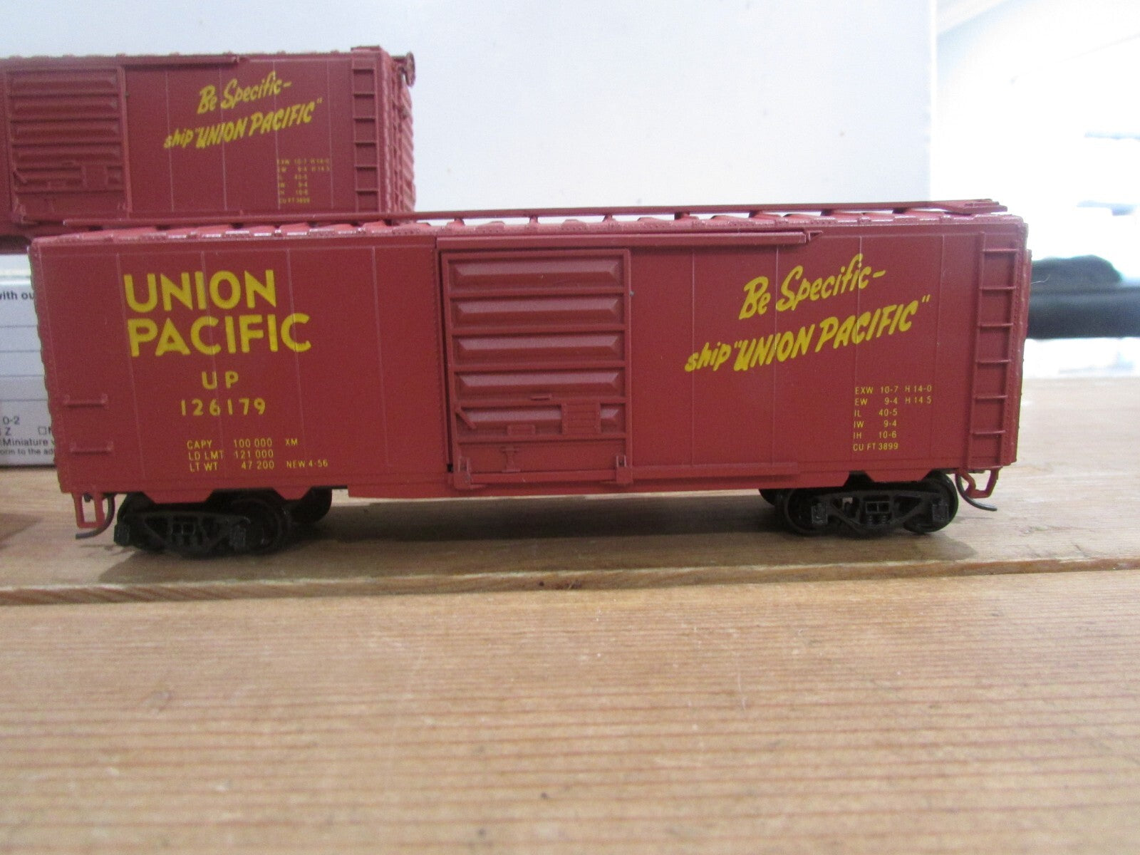 HO Scale Con-Cor (3) 40' Box Cars Union Pacific Lot#3548