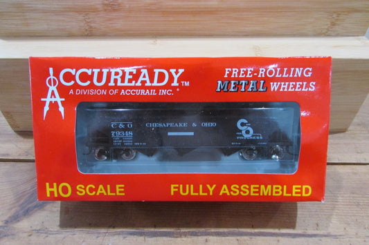 HO Scale Accuready 97520 70 Ton Offset Side Tiple Hopper C&O Lot#5055