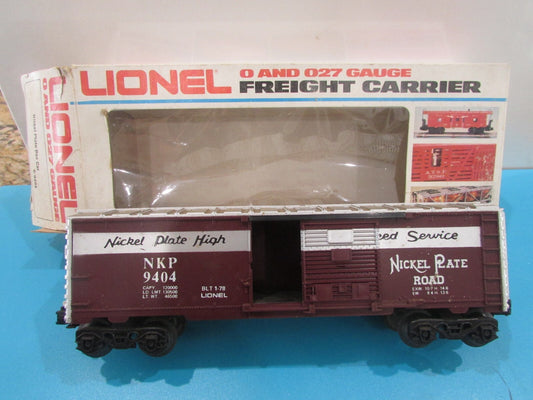 O Scale Lionel 6-9404 Nickel Plate Box Car Lot#1674