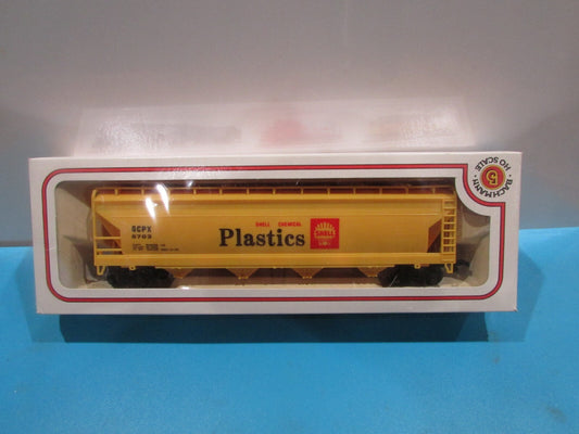 HO Scale Bachmann Shell Plastic 4Bay Hopper Car Lot#1876