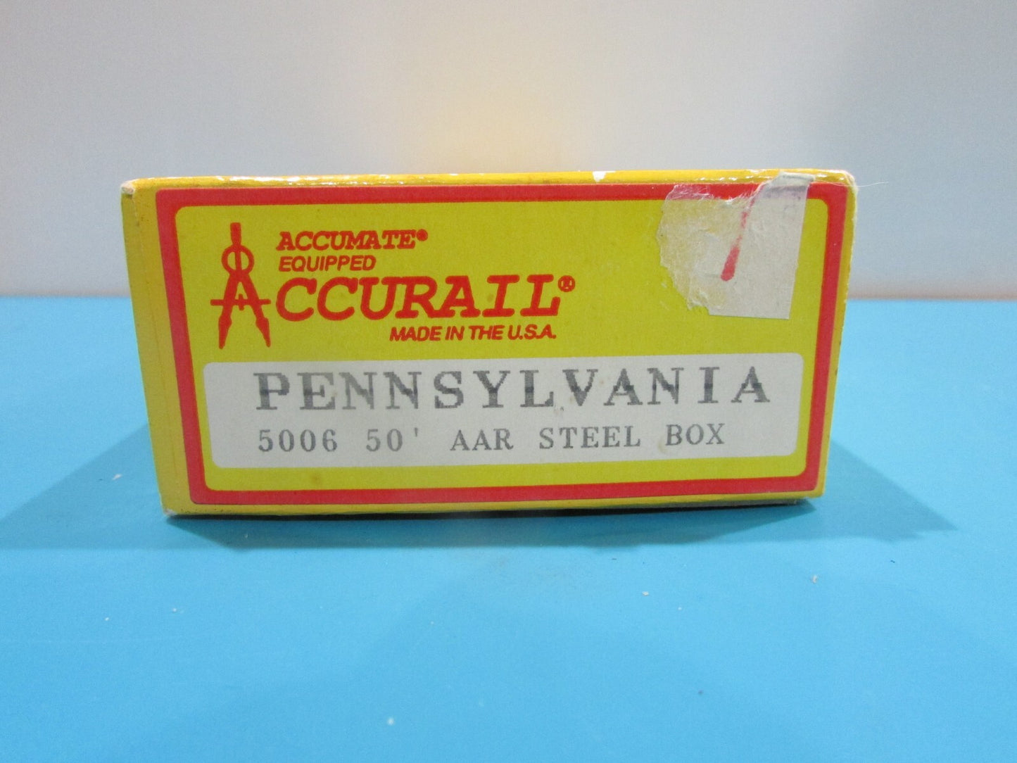 HO Scale Accurai 5006 50' AAR Steel Boxcar Pennsylvania RR RTR