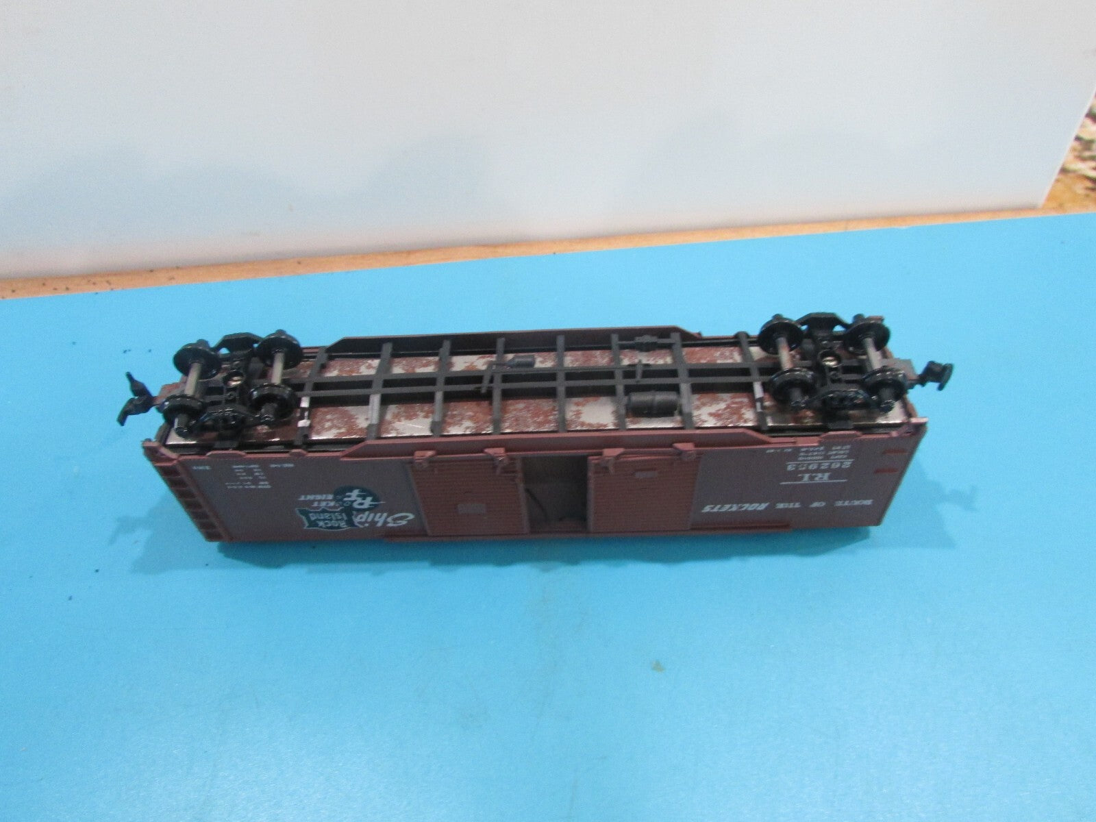 Ho Scale Athearn 5037 50ft Auto Car Rock Island #262653 RTR