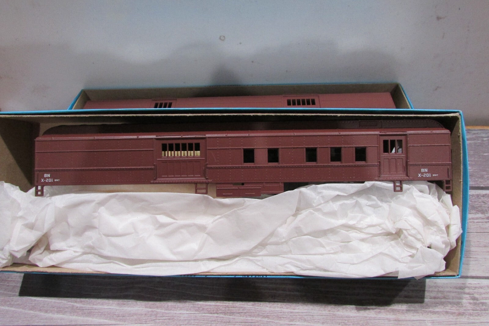 HO Scale Athearn 1142 Baggage &1152 RPO Work Train BN  Cars Kit Lot#3031