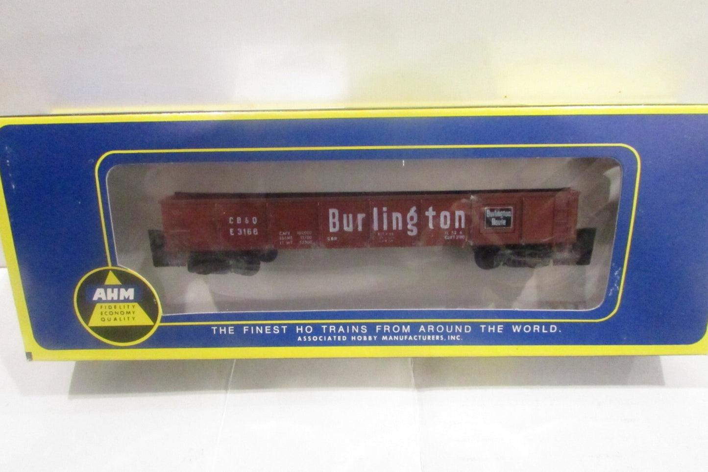 HO Scale AHM 5278F Gondola Burlington  CB&Q 