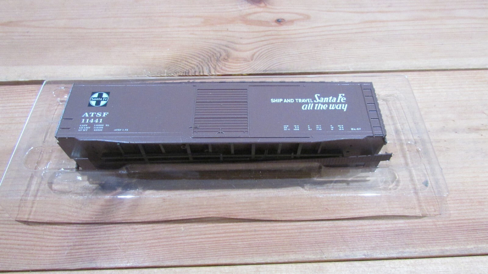 HO Scale LBF Company 50' PS-1 Boxcar Santa Fe Kit LOT#0198
