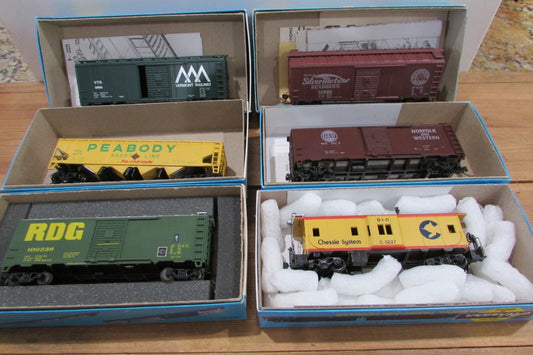 Ho Scale Athearn (6) Assorted Freight Cars RTR Lot#4219