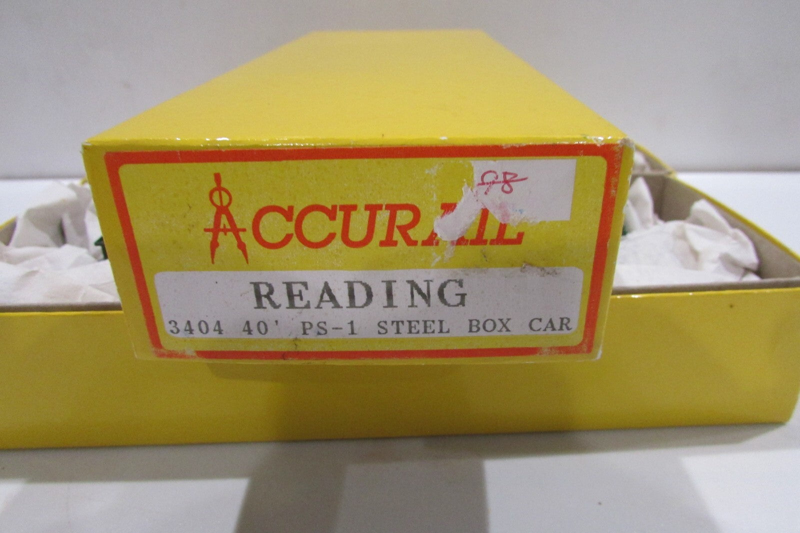 HO Scale Accurail 3404 (3) 40' PS-1 Steel BoxCar READING (Green)NIB Kit Lot#2924
