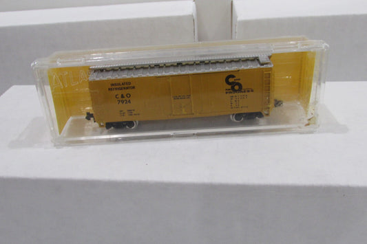 N Scale Atlas 3306 40' Box Car Chessapeake & Ohio #7924