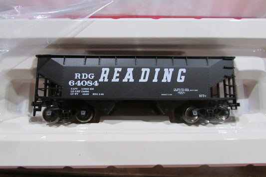 HO Scale Atlas 1860 2 Bay Offset Side Hopper READING #64084 Lot#4216