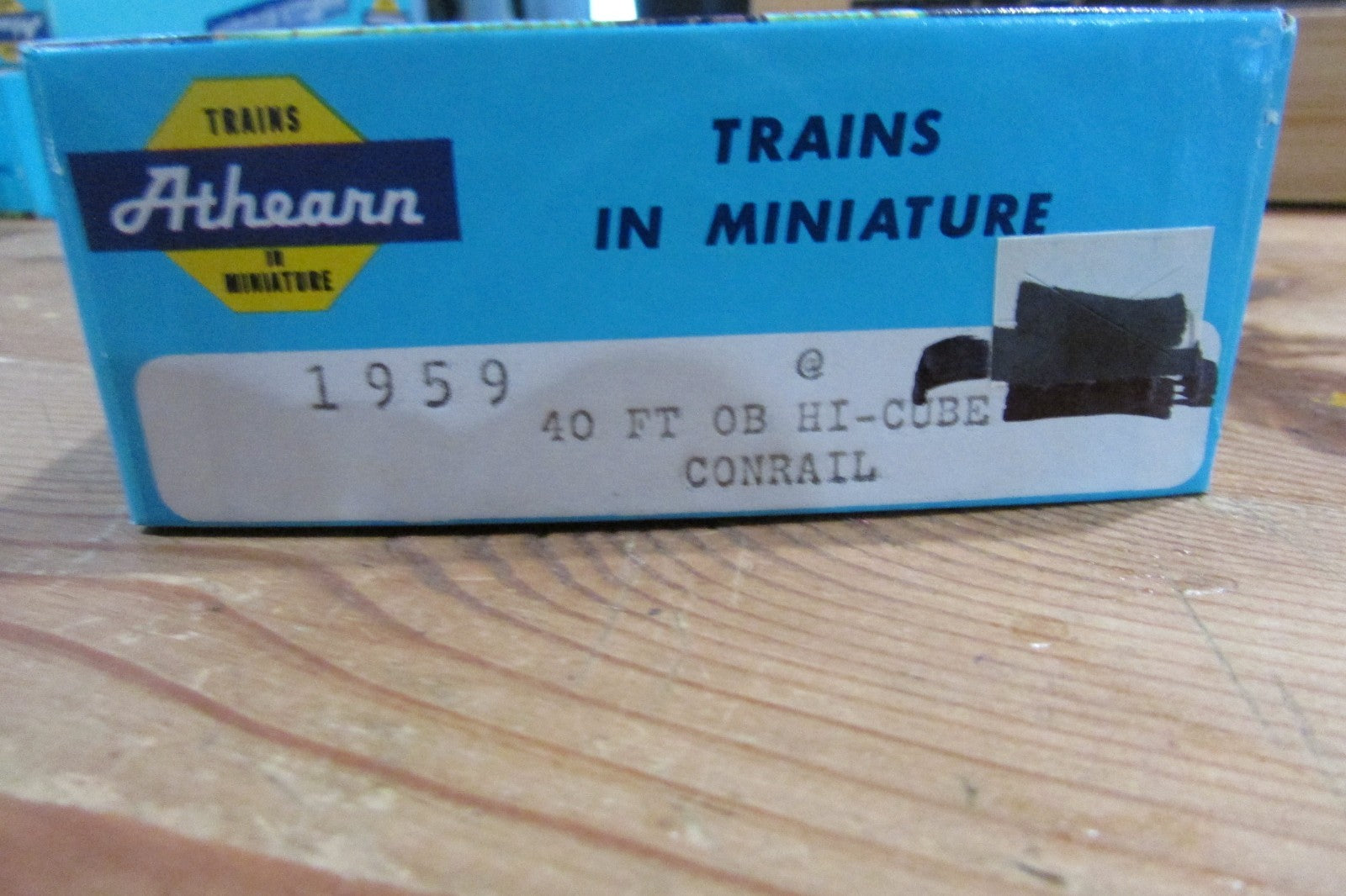 HO Scale Athearn 1959 40ft OB Hi-Cube Car Kit Conrail ATH5184