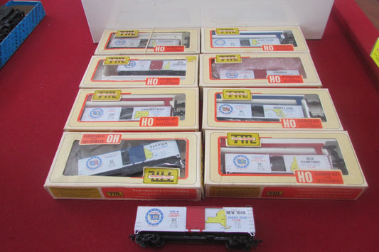 HO Scale (9) Assorted Train-Miniature Commemorative Cars Lot#0389