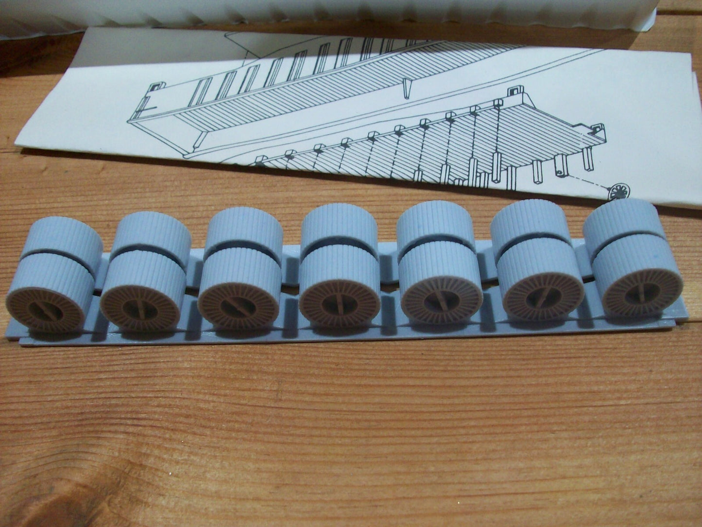 HO Scale Con-Cor 54' Flat Car Kit w /Load Rio Grande Lot#3869