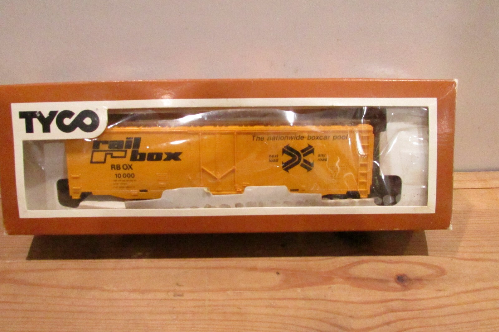 HO Scale Tyco 339-F 50' Box Car Rail Box Lot#4146
