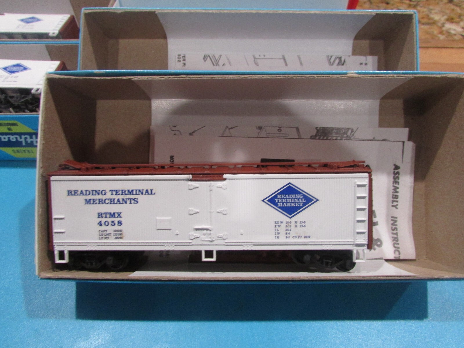 HO Scale Athearn (5) Reading Terminal Merchant's Box Car Lot#2245