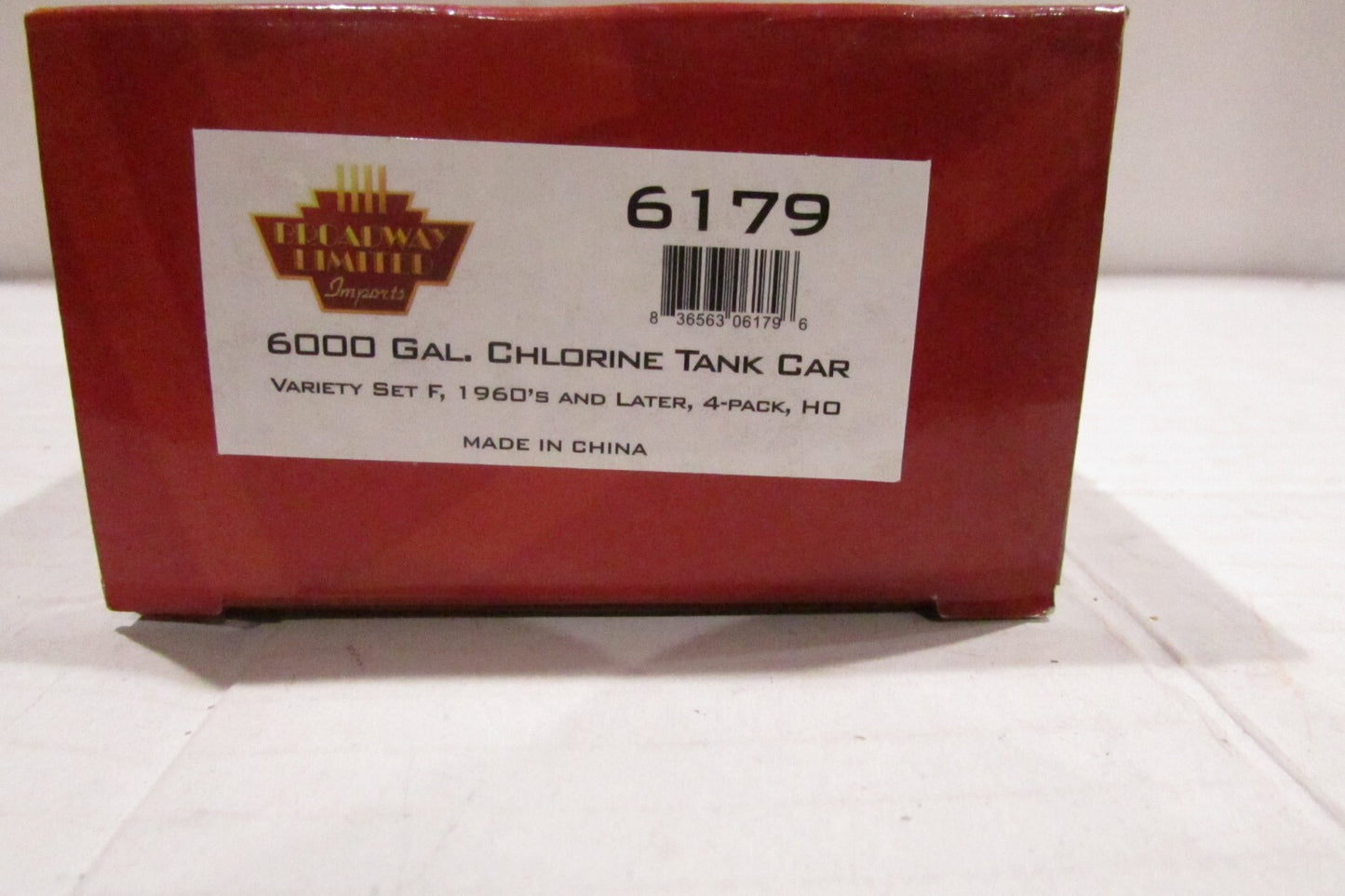 HO Scale Broadway Limited 6179 Variety Set F, 1960&Later Chlorine Tank Lot#4250