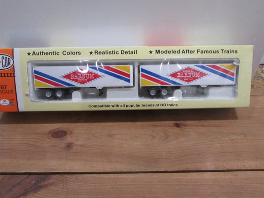 HO Scale Con-Cor 04-008146 2Pack 40ft Rivet Dry Van Trailers Lot#3497