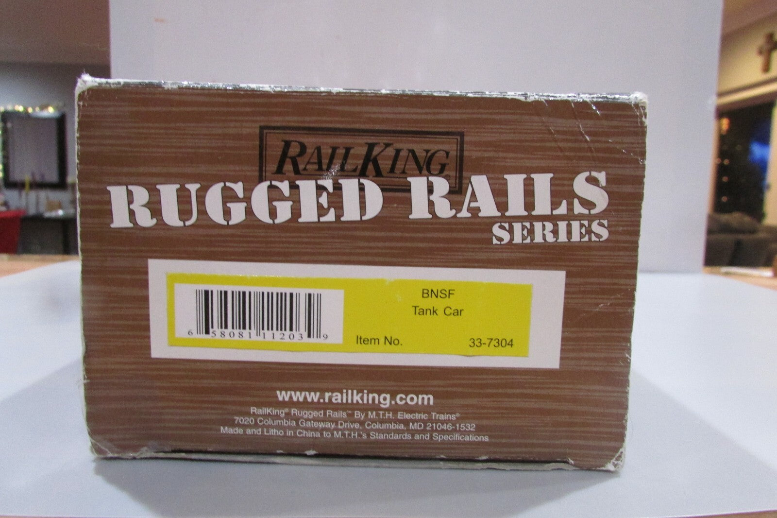 O SCALE MTH 33-7304 Burlington Northern Santa Fe Tank Car  Lot#0529