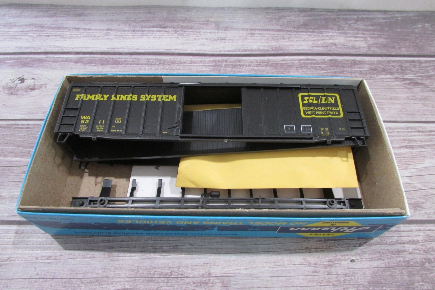 HO Scale Athearn 5530 Family Lines 50ft RailBox Car Kit