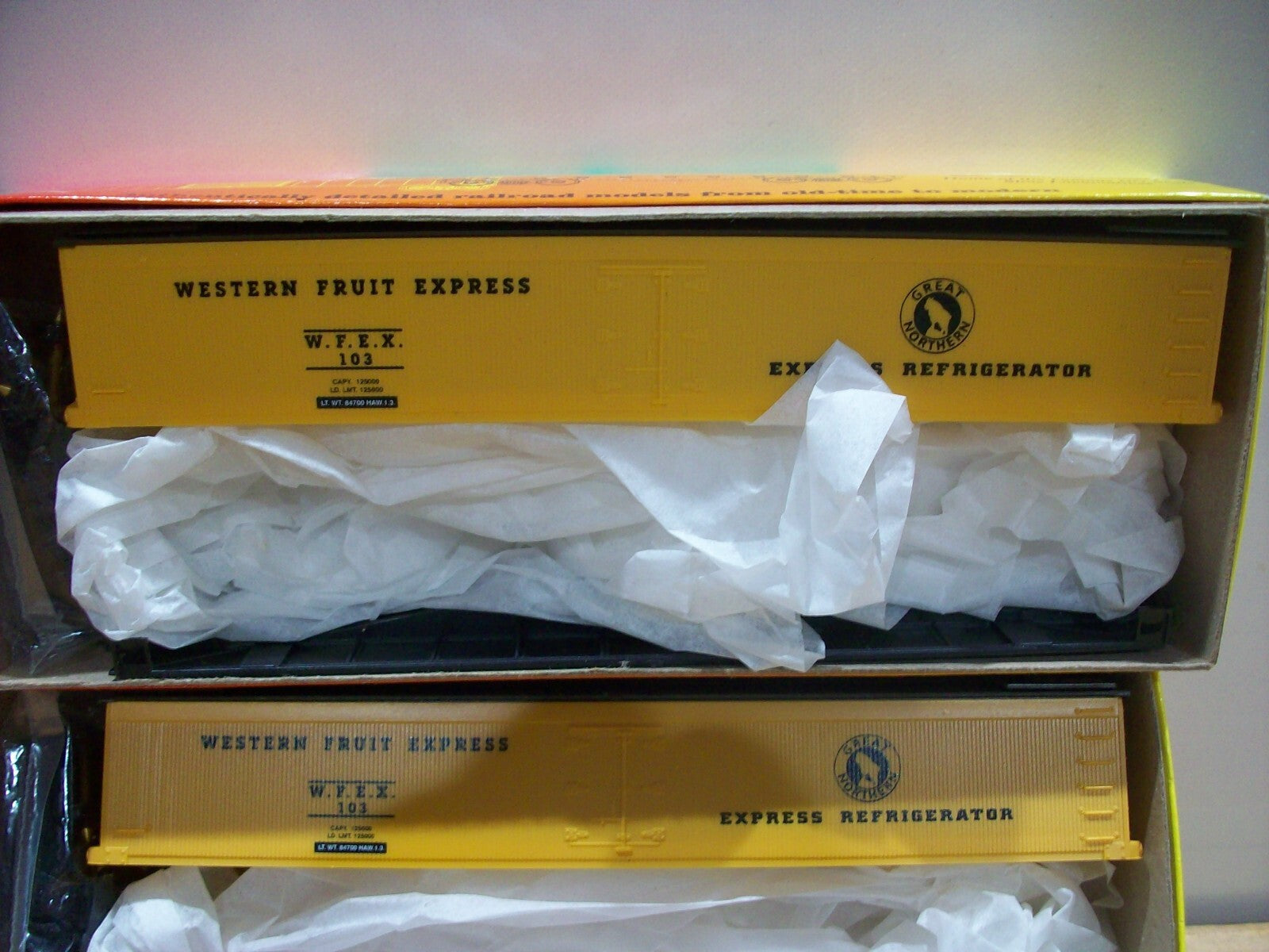 HO Scale (3)RoundHouse 50' Express Reefer Western Fruit Express Lot#0507