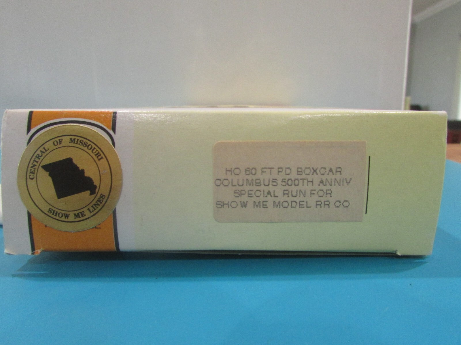 HO Scale Con-Cor 60ft PD Boxcar Columbus 500th Anniv. Special Run Lot#1802