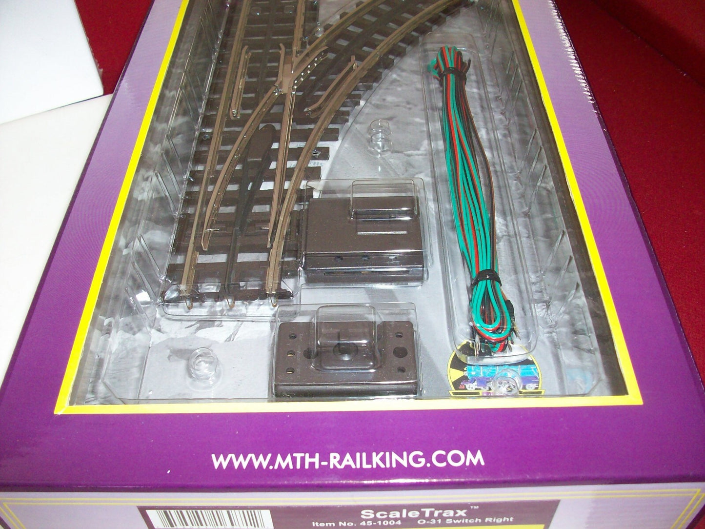 O SCALE O-31 MTH Electric Trains Scaletrax 45-1004 SWITCH RIGHT