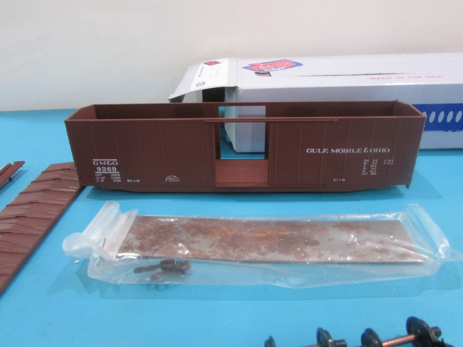 HO Scale Front Range Products 5024 Box Car Kit GM & O Lot#1471