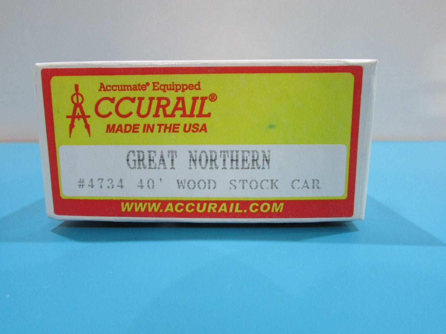 Ho Scale Accurail 4734 40' Wood Stock Car Great Northern Lot#0807