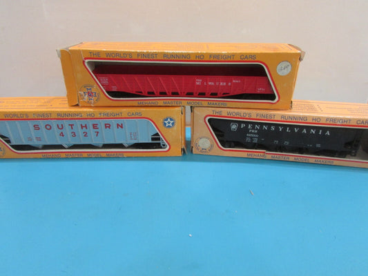 HO Scale Mehano (3) Assorted Feight Cars Lot#1479