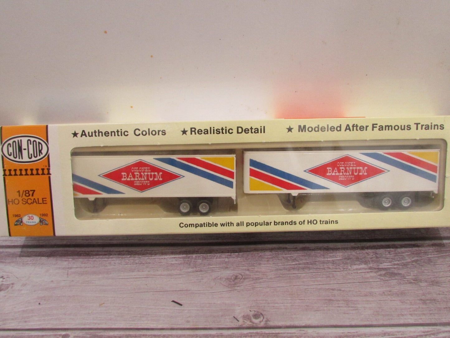 HO Scale Con-Cor 04-008147 45ft Rivet Dry Van Trailers Lot#4027