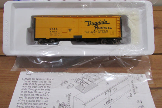 HO Scale Walthers 932-2579 40' Meat Reefer Dugdale Packing #67127 WAL4580