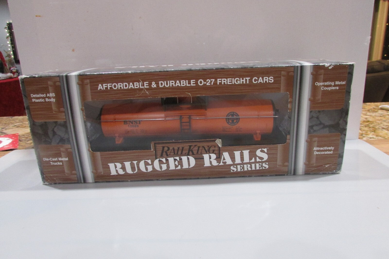 O SCALE MTH 33-7304 Burlington Northern Santa Fe Tank Car  Lot#0529