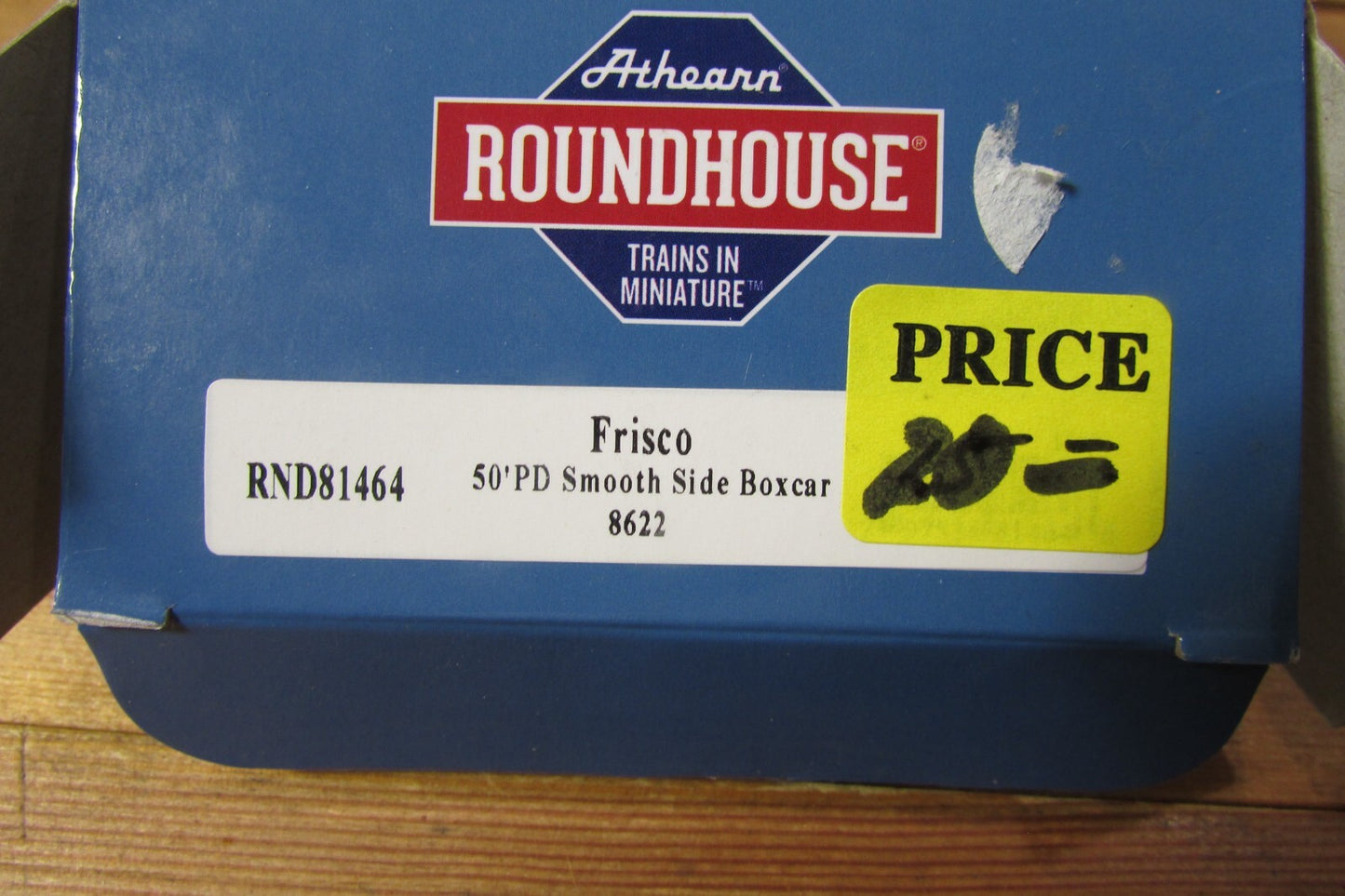 HO Scale Athearn/Roundhouse RND81464N 50'  Smooth Side Box FRISCO 8622 Lot#4147